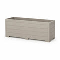 Fioriera rettangolare da esterno in PP tortora 80 x 40 x 38 cm
